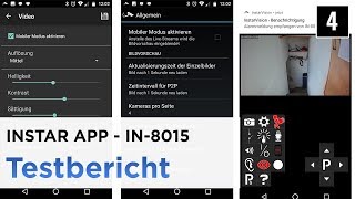 INSTAR IN8015 im Test  Die App  Teil 4 [upl. by Hirsh]