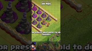 KING VS ALL LEVELS WIZARDS TOWER  CLASH OF CLANS  clashofclans shorts youtube trending [upl. by Kleon]