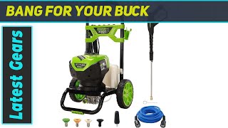 Greenworks Pro Electric Pressure Washer Best Performance for Your Money [upl. by Yenot]