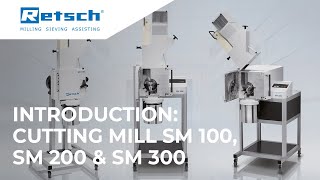 Cutting Mill SM 100 SM 200 amp SM 300 RETSCH cuttingmill laboratoryinstruments [upl. by Birkner844]