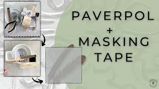 Paverpol and Masking Tape Feathers [upl. by Fiora]