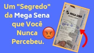 Um Segredo da Mega Sena Que Poucos Conhecem [upl. by Serle]