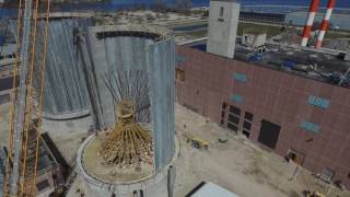 Walls Up Anaerobic Digesters for R2E2 Project [upl. by Selrhc23]