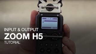 Zoom H5 Input and Output tutorial [upl. by Llevol]