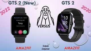 Amazfit GTS 2 new vs Amazfit GTS 🔥🔥new vs old which is best🤔 comparision techpoke [upl. by Aenit374]