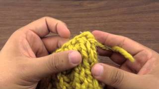 How to Knit Weaving in Ends on Brioche [upl. by Rema711]