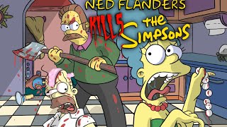 I FOUND A CURSED SIMPSONS AND FUTURAMA GAME Flanders Kills the SimpsonsBender Kills Planet Express [upl. by Artemus]