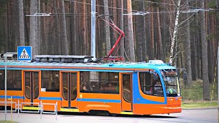 Easter spotting of Daugavpils TRAMS  Ongoing tram track upgrades [upl. by Evelyn616]