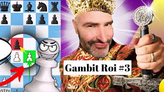 Gambit Roi 3  Partie déchecs pédagogique [upl. by Craner]