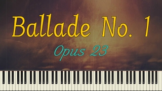 Ballade No 1 in G minor Opus 23  Frédéric Chopin [upl. by Ayocat]