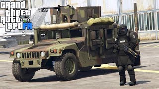 GTA 5LSPDRF 184MILITARES VS ALIENS  INVADEN LA CIUDAD  GUERRA ALIEN EdgarFtw [upl. by Olga]