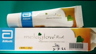 Melaglow Rich Magical Skin Whitening Cream Pigmentation Spots Removal Melaglow Rich Cream [upl. by Hedelman]