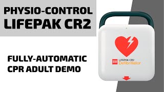 PhysioControl LIFEPAK CR2 AED  Fully Automatic Demo [upl. by Cullin326]