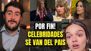 Hollywood COLAPSA por victoria de Trump celebridades empiezan a IRSE DEL PAIS [upl. by Gilli]