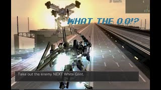 Armored Core 4 Answer Best Missions  Defeat White Glint Hard Mode  S Rank [upl. by Aehsel]