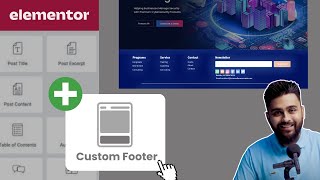 Easily Create Custom Footer in Elementor 2024 [upl. by Sven]