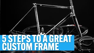 Building a steel road bike 5 STEPS to a GREAT CUSTOM FRAME Behind a Custom Steel Bike [upl. by Aicekat388]