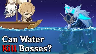 Can Water Instantly Kill Bosses in Genshin Impact [upl. by Repohtsirhc]