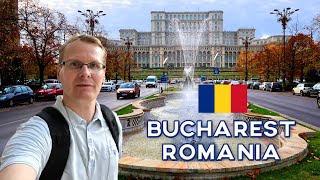 One Day in BUCHAREST  A Tour of ROMANIA’S CAPITAL CITY [upl. by Anayrb]