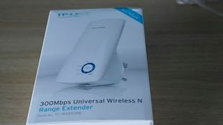 TP LINK 300Mbps Universal Wireless N Range Extender unboxing [upl. by Hershel321]