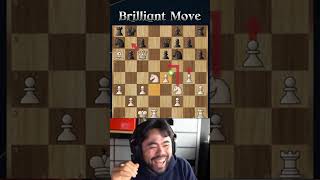 Mind blowing brilliant chess move chess learnchesstactics chessstrategies chesstactics [upl. by Gide781]