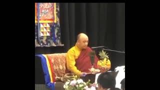 Advice from Lama Namkhai Ningpo Rinpoche teaching [upl. by Assirrac]