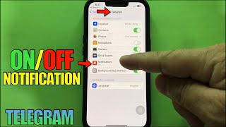 How to Turn ON or OFF Notification on Telegram [upl. by Berga]