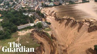 Flash floods cause havoc in Europe [upl. by Tullusus]