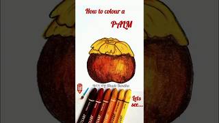 Palm Drawing  Easy palm drawTal Drawing  How to draw Palm step by step  তাল আঁকা শিখি সহজ নিয়মে [upl. by Ainoloppa]