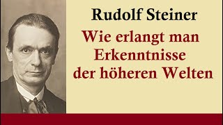 Rudolf Steiner  WE 6682 II3 Die Einweihung Inspiration und Intuition [upl. by Leidag]