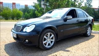 2005 MercedesBenz C180 Kompressor Start Up Engine and In Depth Tour [upl. by Delanos]