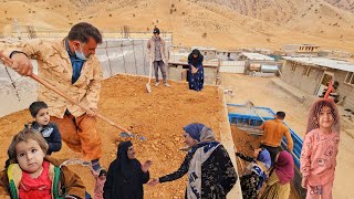 Village life Najmeh makes curd soup on a cold winter day villagelife [upl. by Nnylf]