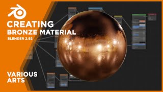 Create bronze material using blender 292 [upl. by Bethany861]