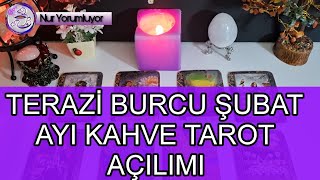 TERAZİ ♥️ YÜKSELEN TERAZİ BURCU ŞUBAT AYI KAHVE TAROT AÇILIMI burçyorumları [upl. by Prady958]