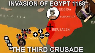 SALADIN Third Crusade Invasion of Egypt 1168 Animated History DOCUMENTARY [upl. by Dougall]