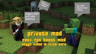 200fps boost mod private mods with prove  minecraft minecraftgameplay fps fpsboost [upl. by Nosnhoj]