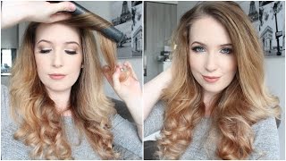 How To Curl Your Hair With A Straightener feat GHD Gold Classic Styler ♡ Arna Alayne ♡ [upl. by Alamac905]