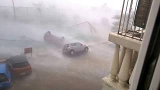 Dangerous Rain And Cyclone Vardah In Chennai TamilnaduIndia [upl. by Pascha]