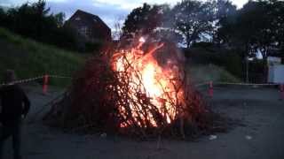 Sankt hans bål ved Mølledammen i Sønderborg 2013 HD 1080P [upl. by Shelburne]