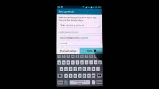 Setup Batelco Email Account on Android [upl. by Enyledam499]