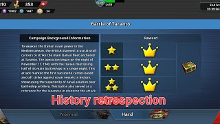 Battle of Taranto normalhard history retrospection world conqueror 4 [upl. by Sadnalor244]