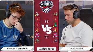 TOP 32 Hippolyte Bernard VS Srgio Ramirez  2025 Dortmund VGC Day 2 Regional Championship [upl. by Ticon]