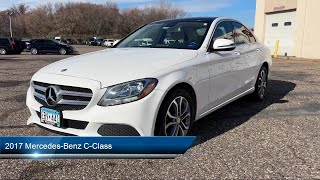 2017 MercedesBenz CClass C 300 4MATIC White Bear Lake Vadnais Heights Saint Paul [upl. by Yalahs]