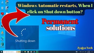 Auto Restart Problem Windows 10  How to fix Automatic Shutdown and Reboot Loop [upl. by Smith450]