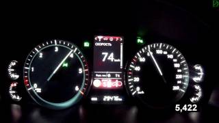 Lexus LX 450d  Acceleration 0100 kmh Racelogic [upl. by Hellah631]