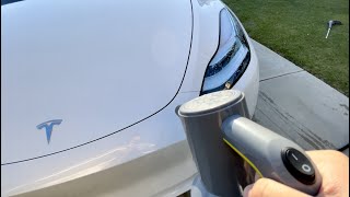 Testing Chemical Guys PRO BLOW on Tesla MODEL Y [upl. by Yremrej]