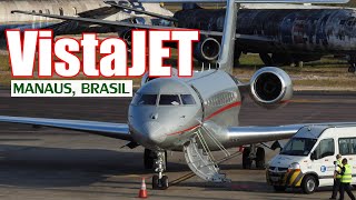 GLOBAL 6000 VISTAJET  MANAUS BRASIL [upl. by Ahter]