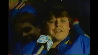 1986  Bemidji band rap MN State Hockey Quarterfinals [upl. by Monteith]