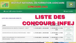 Concours lINFJ  Liste des différents concours cote divoire [upl. by Alex337]