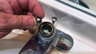 How to fix a leaky delta style bathroom faucet [upl. by Enyr]